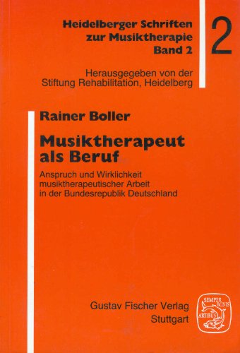 Beispielbild fr Musiktherapeut als Beruf zum Verkauf von Versandantiquariat Felix Mcke