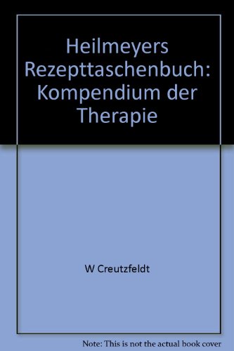 9783437110115: Heilmeyers Rezepttaschenbuch. Kompendium der Therapie