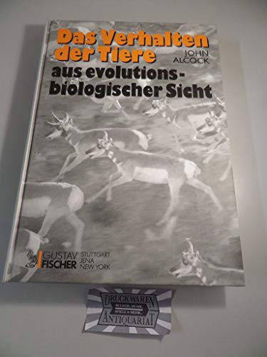 Imagen de archivo de Das Verhalten der Tiere Aus evolutionsbiologischer Sicht a la venta por Buchpark