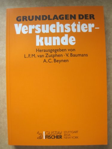 9783437205323: Grundlagen der Versuchstierkunde.