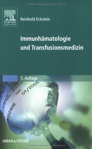 9783437210327: Immunhmatologie und Transfusionsmedizin