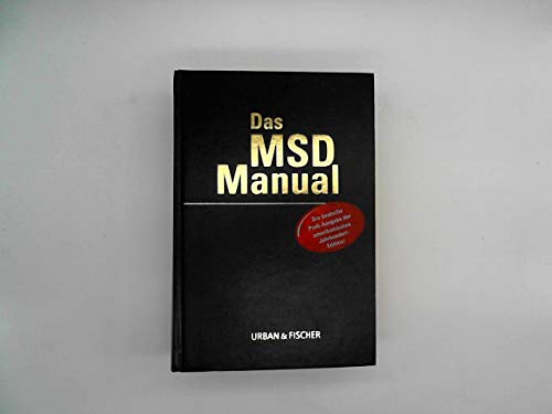 Beispielbild fr MSD-Manual der Diagnostik und Therapie: mit Griffregister zum Verkauf von medimops