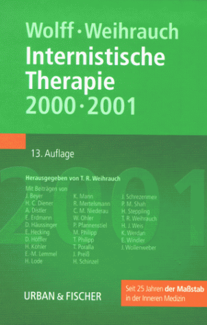Beispielbild fr Internistische Therapie. 2000-2001. zum Verkauf von Grammat Antiquariat