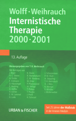 Imagen de archivo de Internistische Therapie 2000/2001 a la venta por Versandantiquariat Felix Mcke