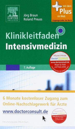 Stock image for Klinikleitfaden Intensivmedizin for sale by Lektor e.K.