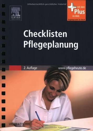 Stock image for Checklisten Pflegeplanung: mit www.pflegeheute.de-Zugang for sale by medimops