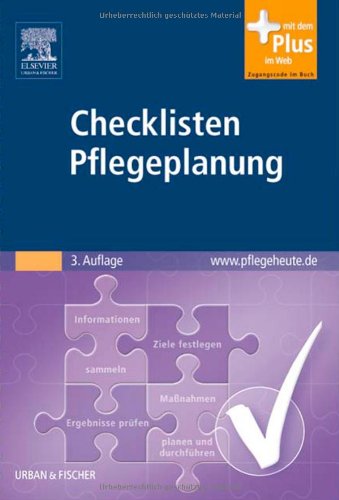 Stock image for Checklisten Pflegeplanung: mit www.pflegeheute.de-Zugang for sale by medimops