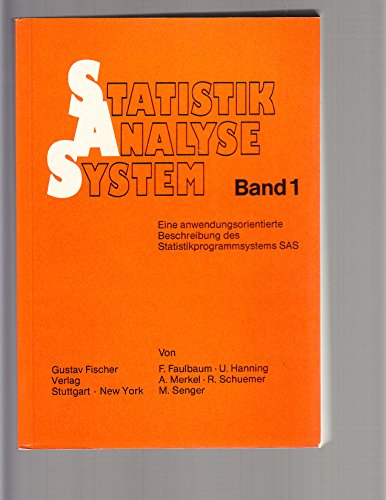 Beispielbild fr Statistik Analyse System I zum Verkauf von medimops