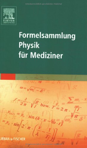 Imagen de archivo de Formelsammlung Physik fr Mediziner a la venta por medimops