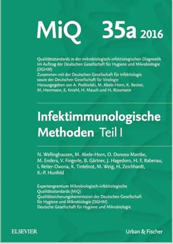 Stock image for MIQ Heft: 35a Infektionsimmunologische Methoden Teil 1 for sale by Revaluation Books