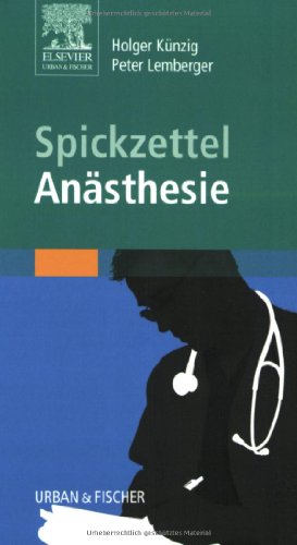 9783437416637: Spickzettel Ansthesie