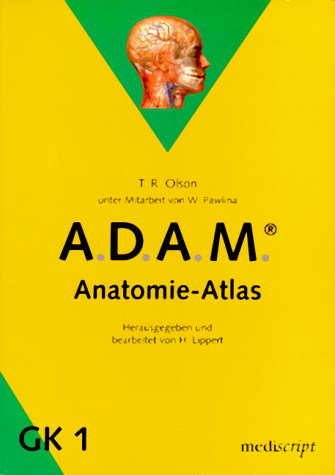 A.D.A.M., Anatomie-Atlas Neue Körperwelten erleben Anatomie Atlanten Anatomy Atlas Sobotta Prometheus Medizin Muskeln Organismus Anatomische Gesellschaft A.D.A.M. Anatomie-Atlas ADAM Anatomie - Atlas Todd R. Olson (Autor), Wojciech Pawlina (Autor), Herbert Lippert (Autor) Der Atlas kombiniert wissenschaftlich und künstlerisch hervorragende Zeichnungen mit Fotos von Präparaten und Röntgenbildern - ein einmaliges visuelles Erlebnis. Die Bilder sind so angeordnet, daß der Betrachter eines Körperabschnitts immer tiefer in den Organismus vordringt. Zahlreiche Tabellen erleichtern den Überblick über Ansatz, Ursprung, Innervation und Funktion der Muskeln. Prof. Dr. med. Dr. phil. Herbert Lippert: Studium der Medizin und der Psychologie/Philosophie 1953-1966 Assistent und Privatdozent an Münchner Universitätskliniken und -instituten 1966-1992 Professor der Anatomie und Leiter der Abteilung für Funktionelle und Angewandte Anatomie der Medizinischen Hochschule Hannover 1984 Präsident der Anatomi - Todd R. Olson (Autor), Wojciech Pawlina (Autor), Herbert Lippert (Autor)