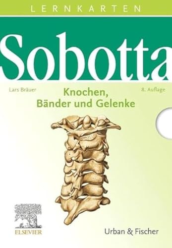 Imagen de archivo de Sobotta Lernkarten Knochen, Bnder und Gelenke: Knochen, Bnder, Gelenke a la venta por Revaluation Books