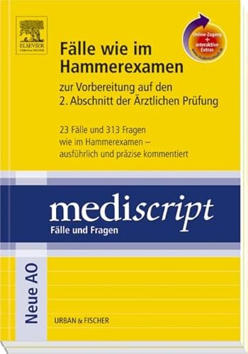 Beispielbild fr Flle wie im Hammerexamen. zur Vorbereitung auf den 2. Abschnitt der rztlichen Prfung ; 23 Flle und 313 Fragen wie im Hammerexamen, ausfhrlich und przise kommentiert ; [neue AO ; Online-Zugang + interaktive Extras, www.studentconsult.de]. zum Verkauf von Grammat Antiquariat