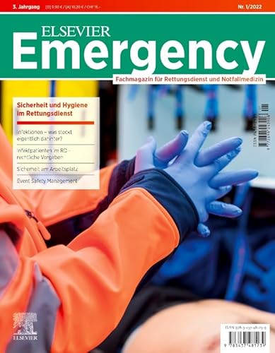 Beispielbild fr Elsevier Emergency. Sicherheit und Hygiene im Rettungsdienst. 1/2022: Fachmagazin fr Rettungsdienst und Notfallmedizin zum Verkauf von medimops