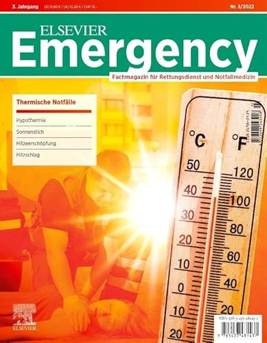 Beispielbild fr Elsevier Emergency. Thermische Notflle. 3/2022: Fachmagazin fr Rettungsdienst und Notfallmedizin zum Verkauf von medimops