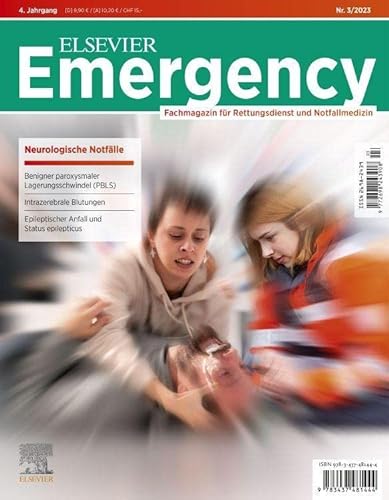 9783437481444: ELSEVIER Emergency. Neurologische Notflle. 3/2023: Fachmagazin fr Rettungsdienst und Notfallmedizin