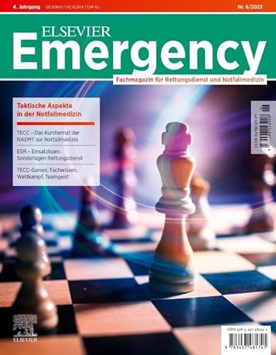 Beispielbild fr ELSEVIER Emergency. Taktische Aspekte in der Notfallmedizin. 6/2023 zum Verkauf von Blackwell's