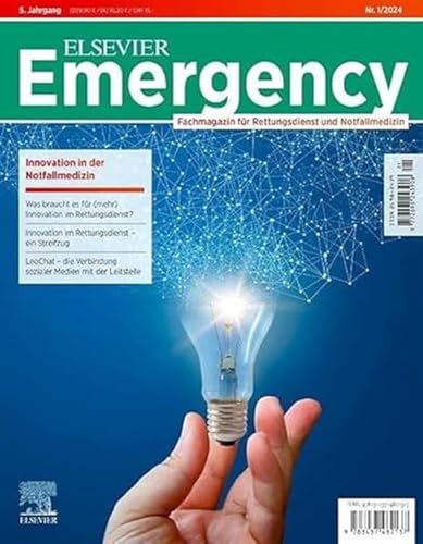 Stock image for ELSEVIER Emergency. Innovation in der Notfallmedizin. 1/2024 for sale by Blackwell's