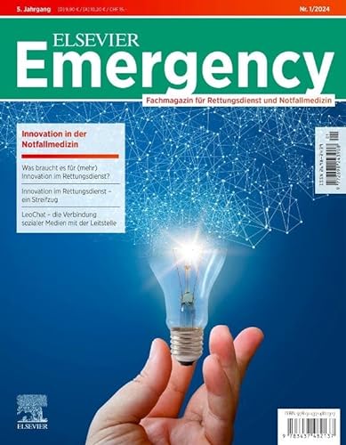 Stock image for ELSEVIER Emergency. Innovation in der Notfallmedizin. 1/2024 for sale by Blackwell's