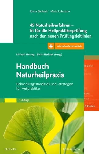 Stock image for Handbuch Naturheilpraxis + 45 Naturheilverfahren - fit fr die Heilpraktikerprfung, Set: nach den neuen Prfungsleitlinien for sale by Revaluation Books