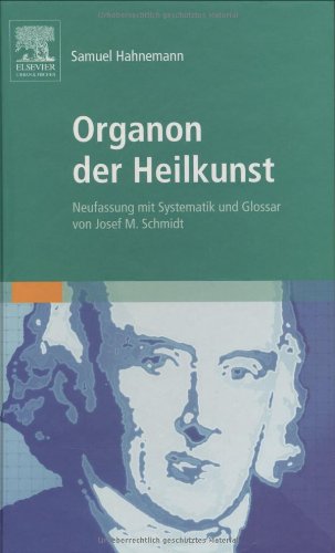 Imagen de archivo de Organon der Heilkunst. a la venta por Books From California