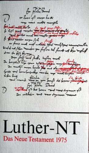 Imagen de archivo de [Testamentum novum ] Das Neue Testament. Nach d. bers. Martin Luthers. a la venta por Grammat Antiquariat
