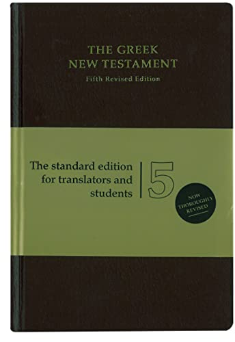 Stock image for UBS 5th Revised Edition - Greek New Testament (French Edition) for sale by SecondSale