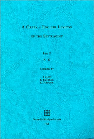 9783438051264: A Greek-English Lexicon of the Septuagint