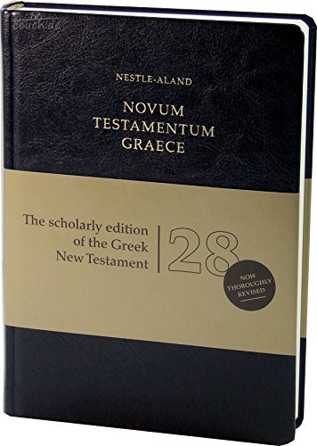 9783438051554: Holy Bible: Nestle Aland 28th Revised Ed of the Greek New Testament, Flexisoft Edtion, Black, Imitation Leather