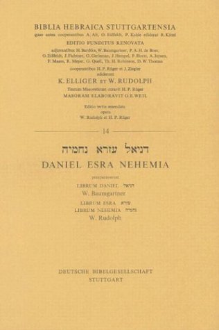 Imagen de archivo de Hebrew Daniel Ezra Nehemiah-FL (Biblia Hebraica Stuttgartensia) (Hebrew Edition) a la venta por HPB Inc.