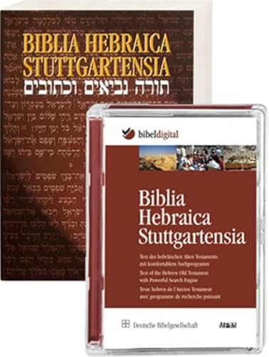 9783438052230: Biblia Hebraica Stuttgartensia: Buch und CD-ROM