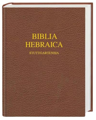 9783438052247: Biblia Hebraica Stuttgartensia, Wide-Margin Edition