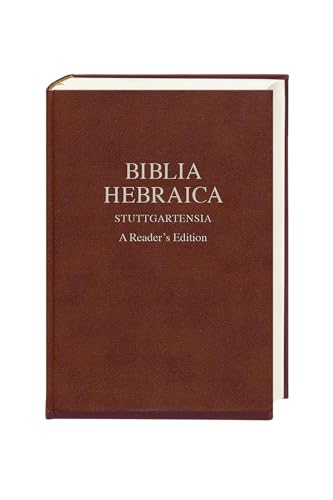 9783438052254: Biblia Hebraica Stuttgartensia: A Reader's Edition