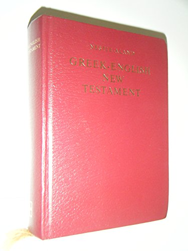 Greek-English New Testament.