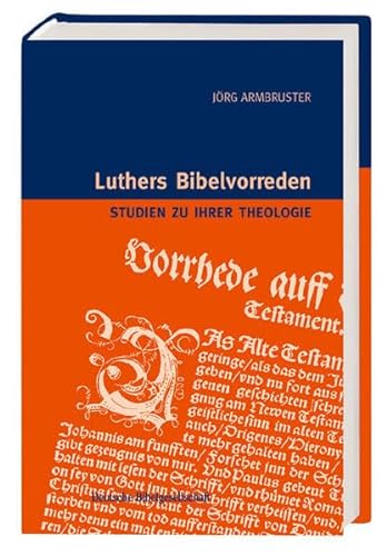 Beispielbild fr Luthers Bibelvorreden. zum Verkauf von SKULIMA Wiss. Versandbuchhandlung