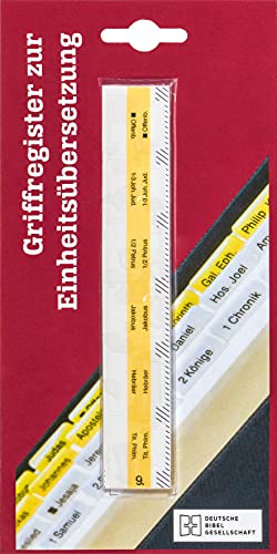 Griffregister für die Einheitsübersetzung - Deutsche Bibelgesellschaft