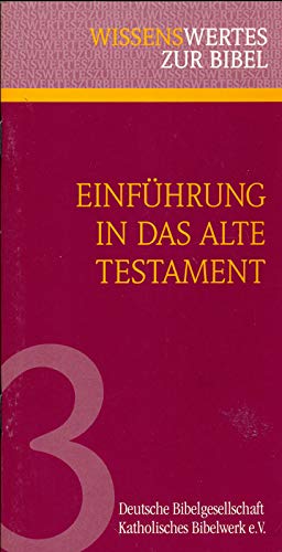 9783438066152: Einfhrung in das Alte Testament: seine Entstehung und seine Schriften