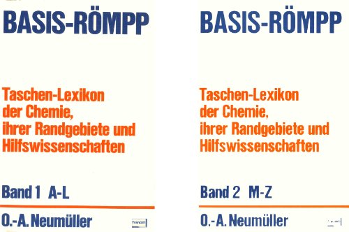 9783440044520: Basis-Rmpp. Taschen-Lexikon der Chemie, ihrer Randgebiete und Hilfswissenschaften A-Z. 2 Bnde