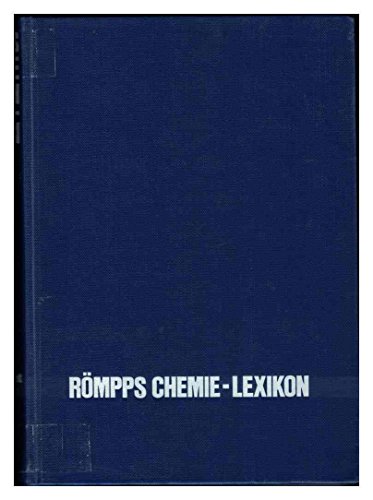 Beispielbild fr Band 2 von 6: Cm-G Rmpps Chemie-Lexikon (Chemielexikon) - 8. neubearbeitete und erweiterte Auflage zum Verkauf von Versandantiquariat Felix Mcke
