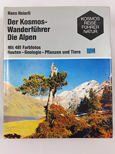 Der Kosmos-Wanderführer, die Alpen. Routen - Geologie - Pflanzen und Tiere. Mit 481 Farbfotos. Unter Mitarbeit von Patricia Geissler für den botanischen Teil. 109 Karten-Skizzen von H. Zeiner nach Vorlagen des Verfassers. Mit Glossar, Literaturverzeichnis, Sach- und Ortsregister. - (=Kosmos-Reiseführer Natur). - Heierli, Hans