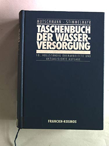 Beispielbild fr Taschenbuch der Wasserversorgung zum Verkauf von Buchpark