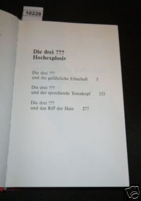 Imagen de archivo de Die drei Fragezeichen, Hochexplosiv a la venta por Gerald Wollermann