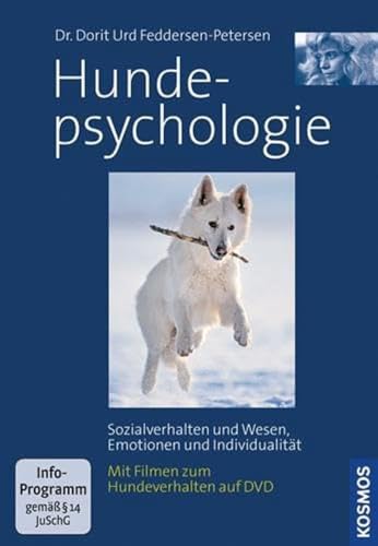 Beispielbild fr Hundepsychologie, mit DVD: Sozialverhalten und Wesen, Emotionen und Indivitualitt Mit 90 Minuten Hundefilmen auf DVD Hundepsychologie: Sozialverhalten und Wesen. Emotionen und Individualitt Hund Hundehaltung Hundepsychologe Hundeverhalten Verhaltensforschung Wolf Sonogramme Tiere Tierhaltung Veterinrmedizin Klinische Fcher Neurologie Verhalten Veterinr Verhaltenpsychologie Dr. Dorit Feddersen-Petersen (Autor) Kynologin Vorwort: Bernhard Hessenstein Konrad Lorenz Hundewelt Wild- und Haushunde Wesen des Hundes Abstammung vom Wolf Entwicklung zum Begleiter des Menschen vielfltige Hundesprache Verstndigung mit dem Menschen Entwicklung der Welpen Blick auf die heutige Situation des Hundes in unserer Gesellschaft Tierpsychologie Kynologie 90 Graf., 52 Sonogramme Tiere Tierhaltung Veterinrmedizin Klinische Fcher Neurologie Verhalten Veterinr Verhaltenpsychologie zum Verkauf von BUCHSERVICE / ANTIQUARIAT Lars Lutzer