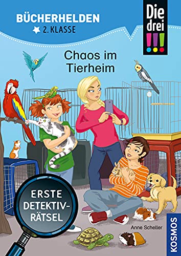 Beispielbild fr Die drei !!!, Bcherhelden 2. Klasse, Chaos im Tierheim: Erste Detektivrtsel zum Verkauf von medimops