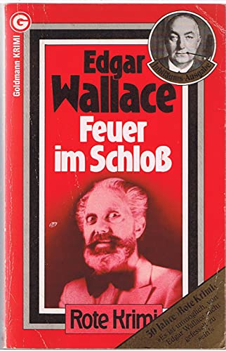 Stock image for Feuer im Schlo  Edgar Wallace for sale by tomsshop.eu