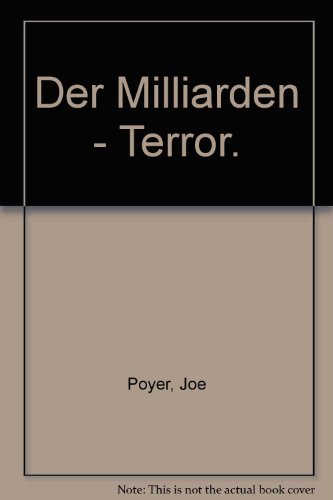 Beispielbild fr Der Milliardenterror zum Verkauf von Eichhorn GmbH