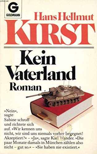 Imagen de archivo de Kein Vaterland. Roman. a la venta por medimops