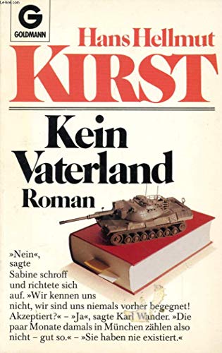 Stock image for Kein Vaterland. Roman. for sale by medimops