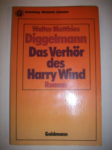 Beispielbild fr Das Verhr des Harry Wind. zum Verkauf von medimops